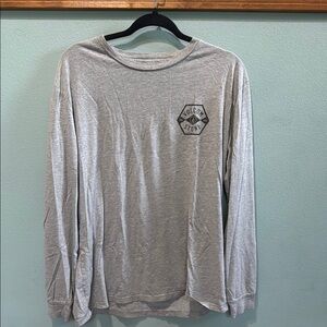 Volcom MENS XL Gray Long Sleeve Tee